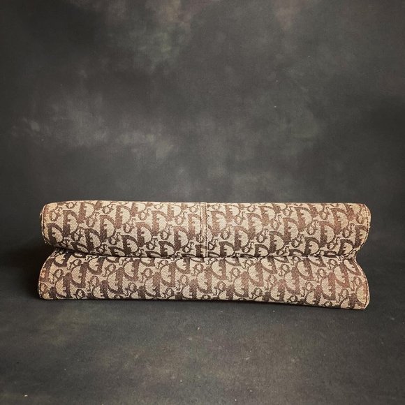 Dior Diorissimo Leather and Canvas Handbag - Picture 3 of 5